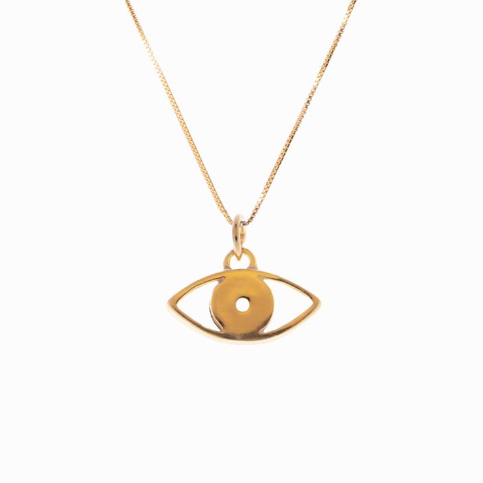 Sister Evil Eye Anhänger Gold
