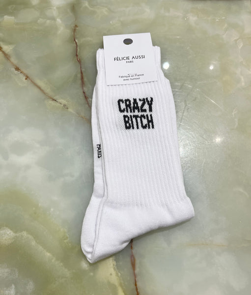 Félicie Aussi CRAZY BITCH Socks // Socken