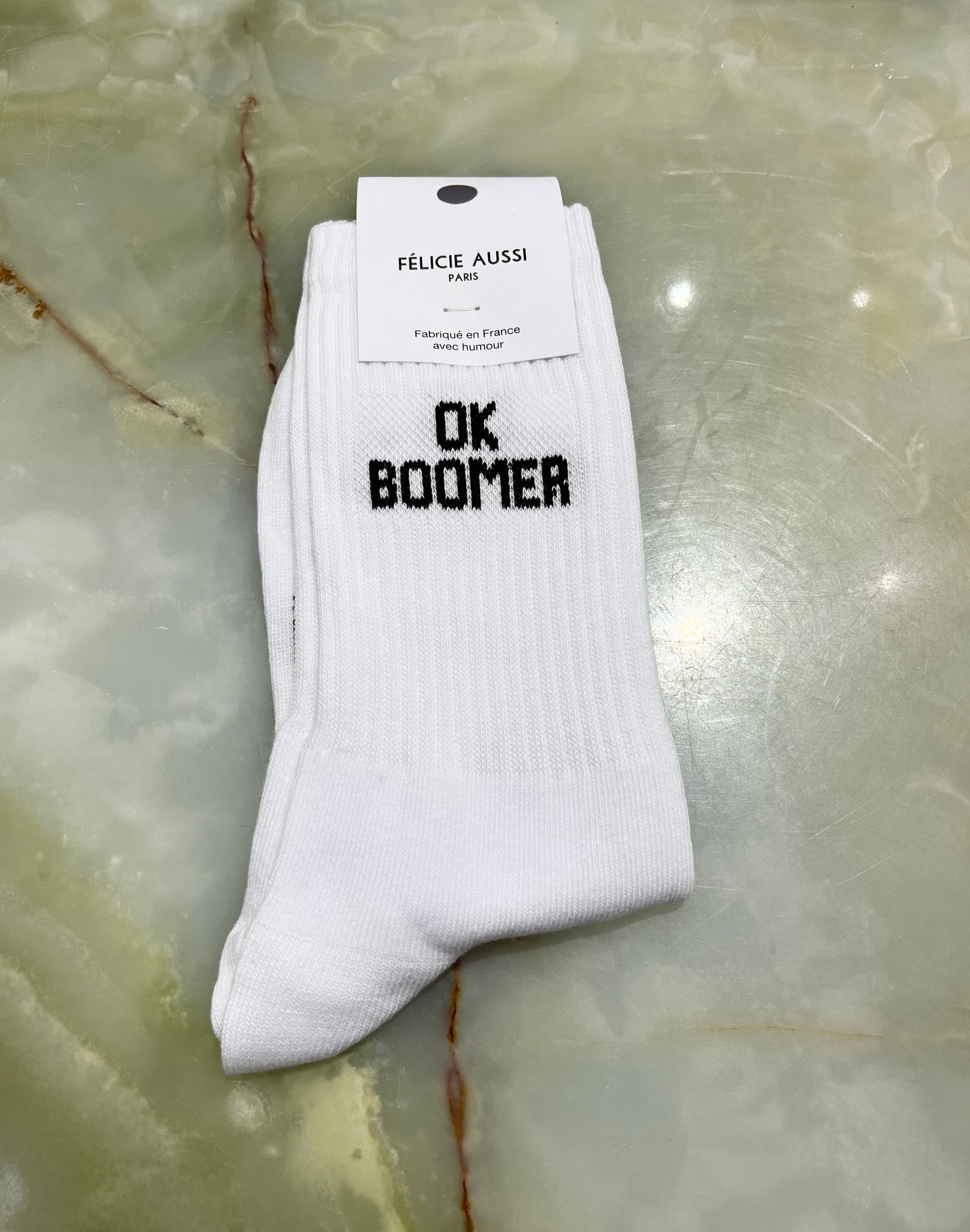 Félicie Aussi OK BOOMER Socks // Socken