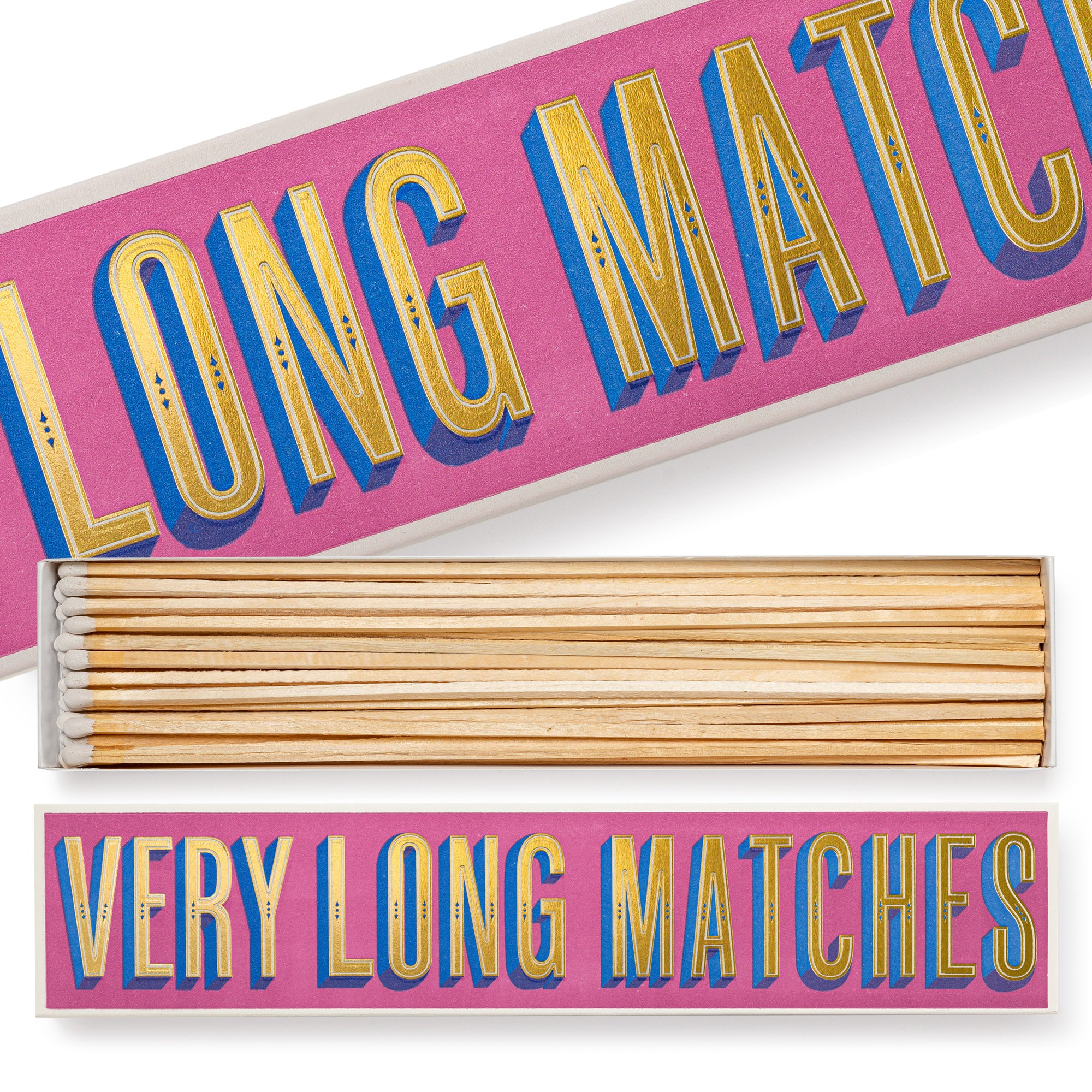 Archivist Gallery Long Matchbox - VERY LONG MATCHES