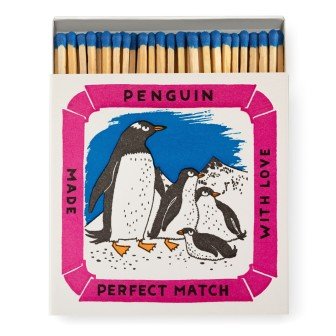 Archivist Gallery Square Matchbox - Penguin Match // Pinguin