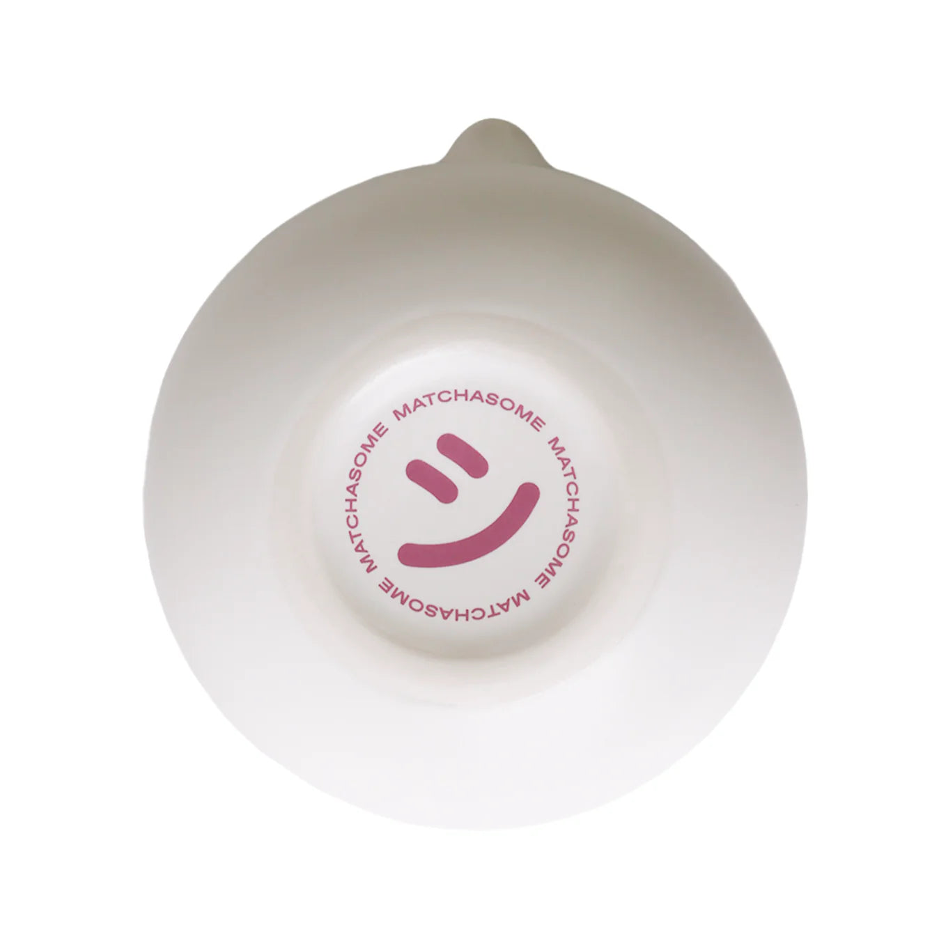 Matchasome Happy Matcha Bowl White (Purple Smiley)
