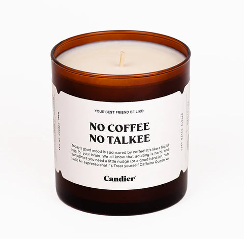 No Coffee No Talkee Candle  / Duftkerze