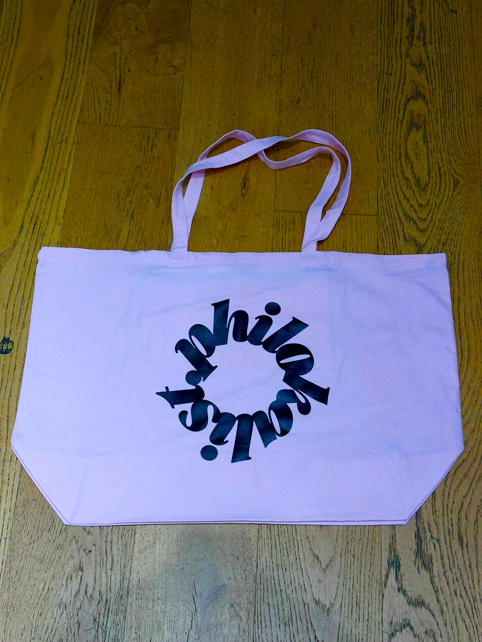 Philokalist Large Canvas Shopper with Logo