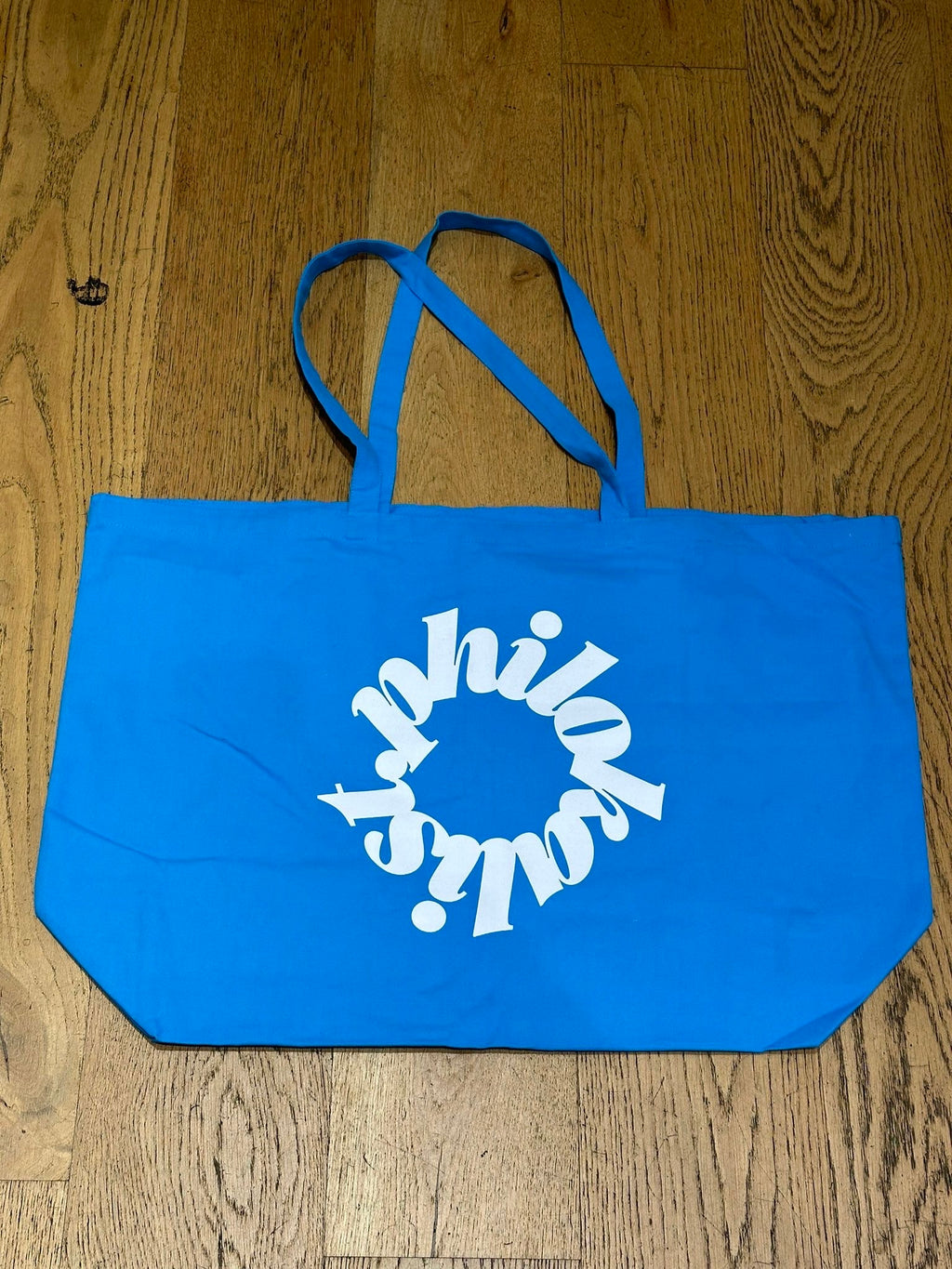 Philokalist Large Canvas Shopper with Logo