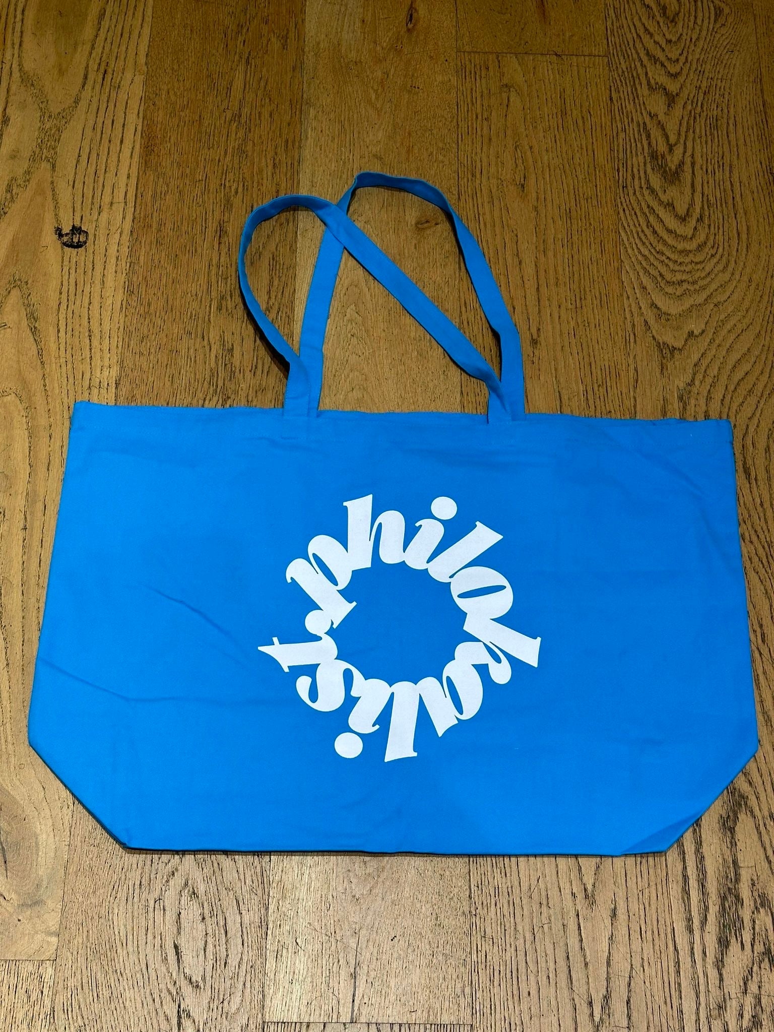 Philokalist Large Canvas Shopper with Logo