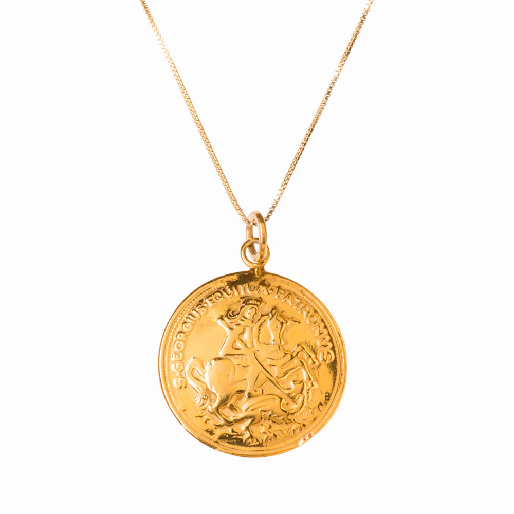Sister St. Georg & Dragon GOLD Charm // Anhänger