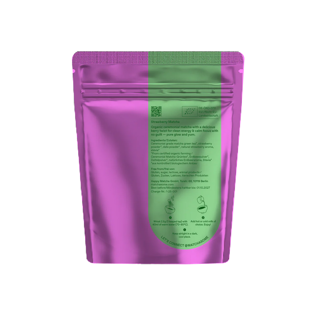 Matchasome Organic Ceremonial Strawberry Matcha
