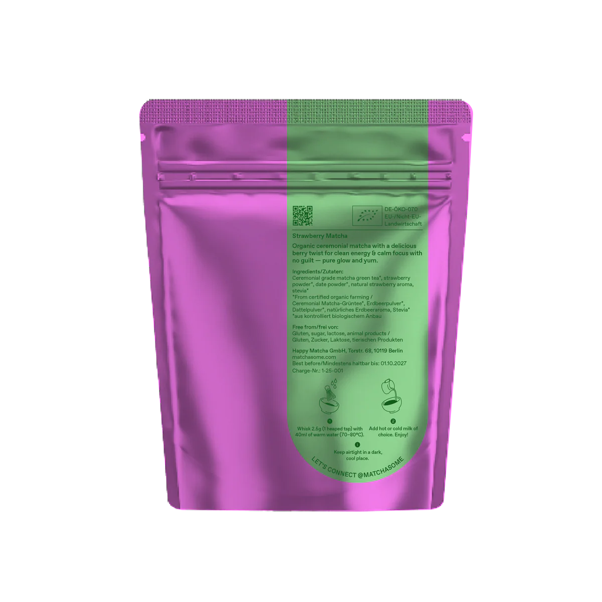Matchasome Organic Ceremonial Strawberry Matcha