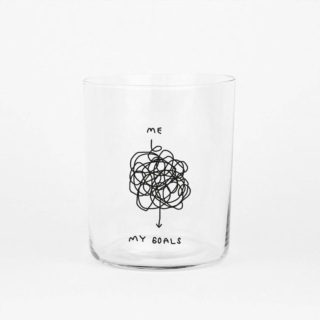 Yahya Studio / My Goals Glass Large (500 ml)
