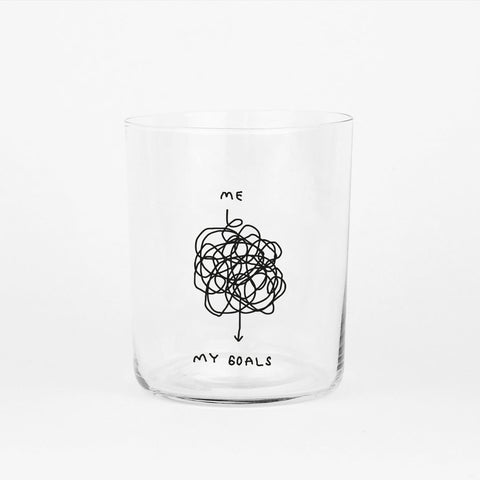 Yahya Studio / My Goals Glass Large (500 ml)