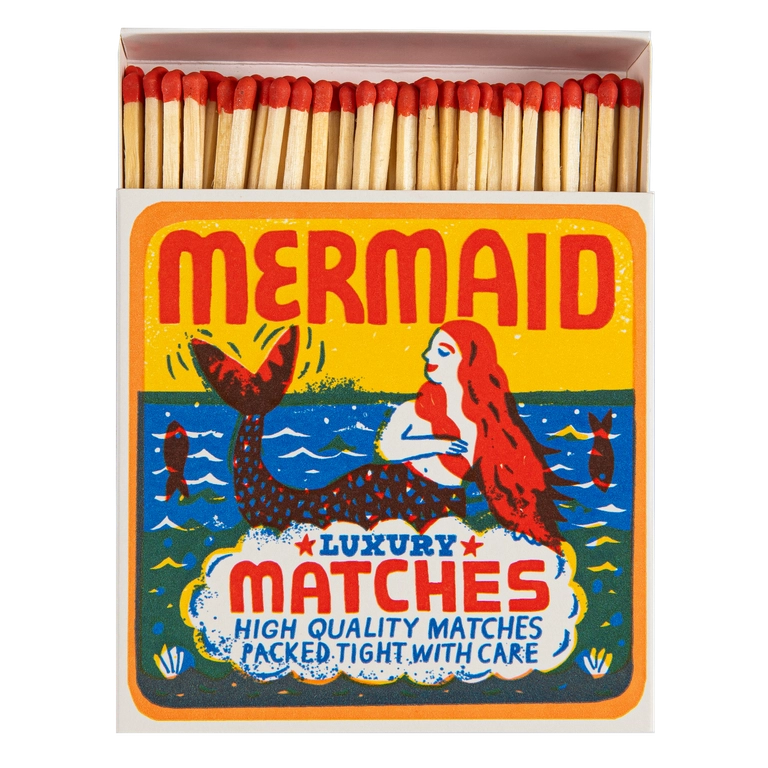 Archivist Gallery Square Matchbox - MERMAID