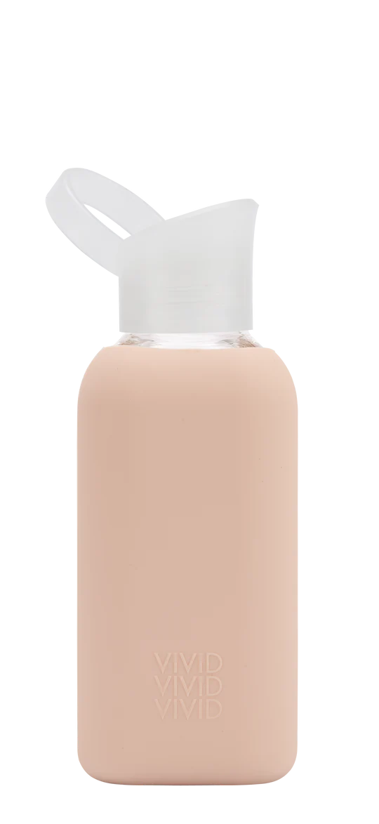 beVIVID Water Bottle CAMEO / Glas-Trinkflasche 500ml