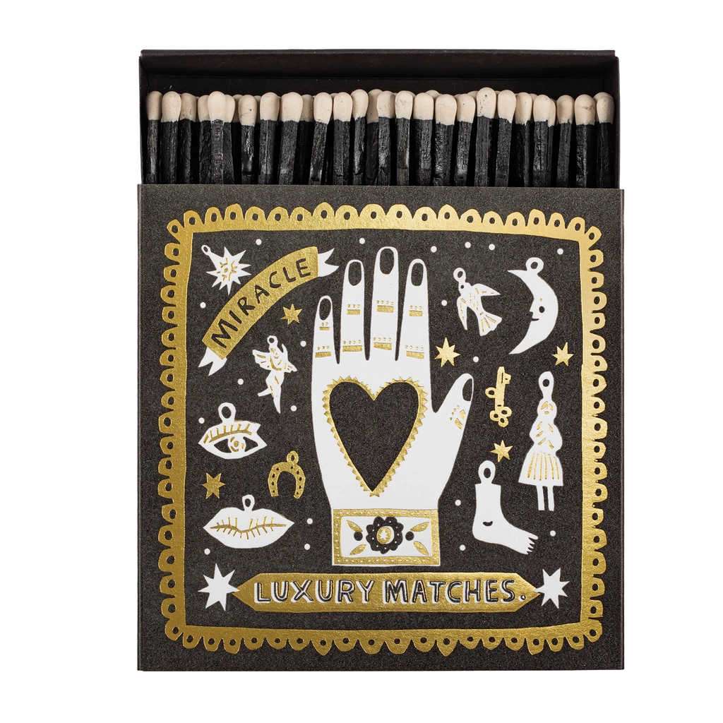 Archivist Gallery Square Matchbox - BLACK MIRACLE