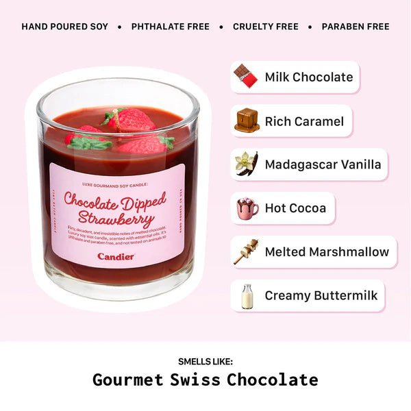 Candier Chocolate Dipped Strawberry // Duftkerze