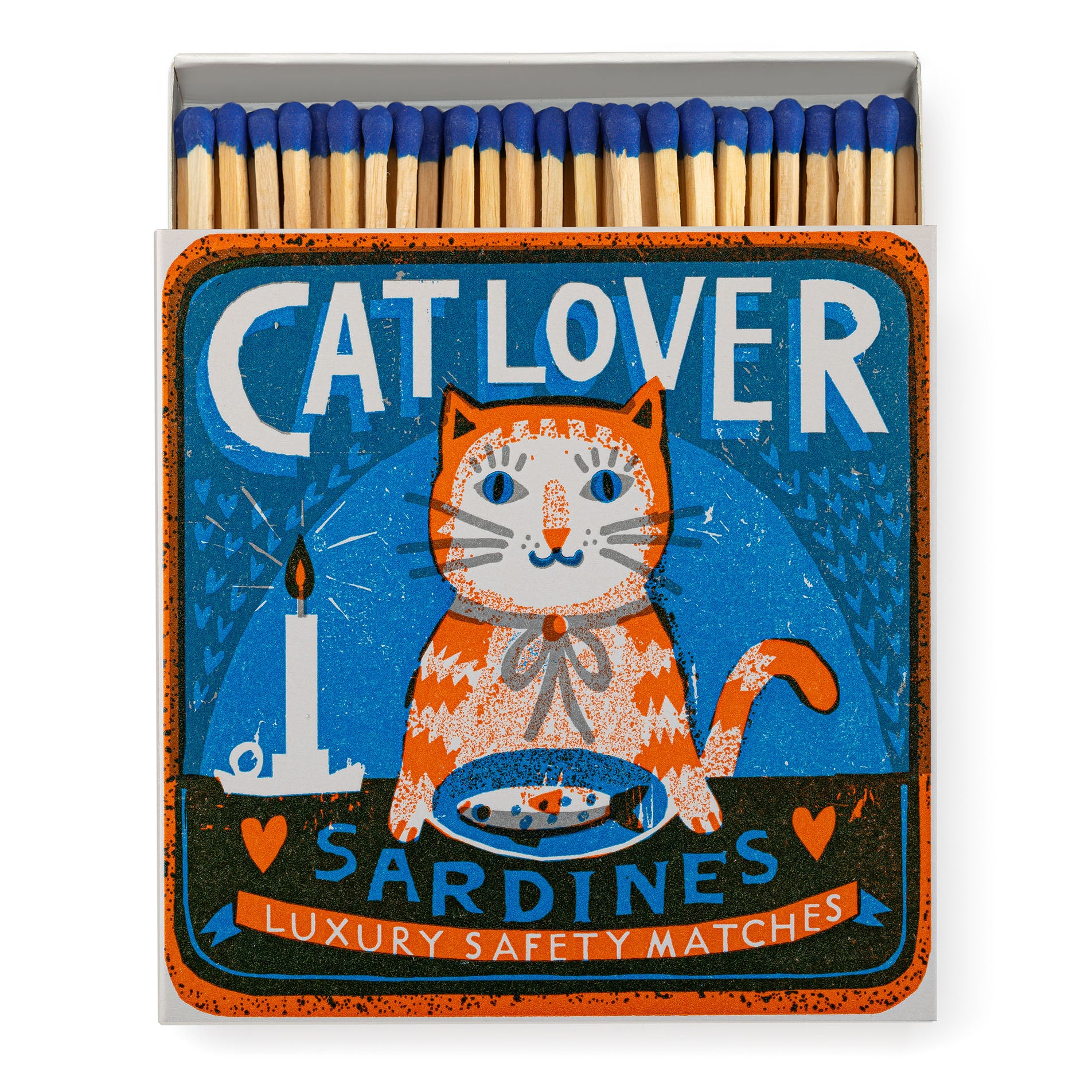 Archivist Gallery Square Matchbox - CAT LOVER