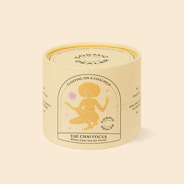 Cosmic Dealer Ayurvedic Herbal Tea Focus & Mental Clarity - White Chai & Turmeric