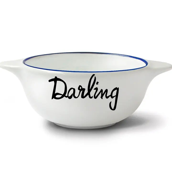 Pied de Poule Breakfast Bowl / DARLING