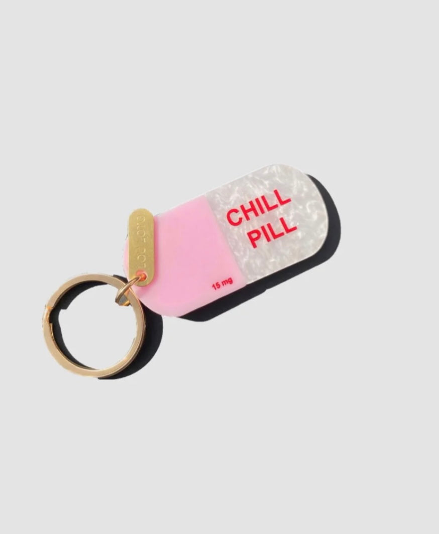 Lou Loto. Chill Pill Key Ring // Schlüsselanhänger
