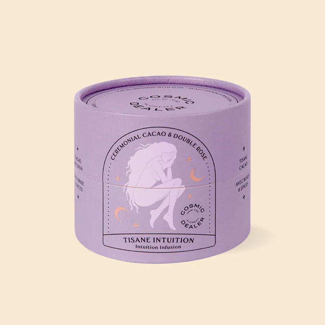 Cosmic Dealer Ayurvedic Herbal Tea Intuition - Ceremonial Cacao & Double Rose