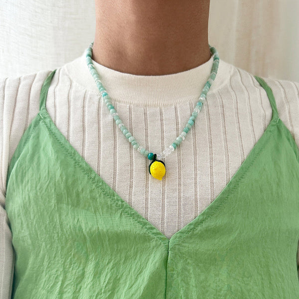 you are loved - Lemon & Lime necklace