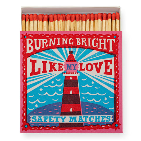Archivist Gallery Square Matchbox - LIGHTHOUSE