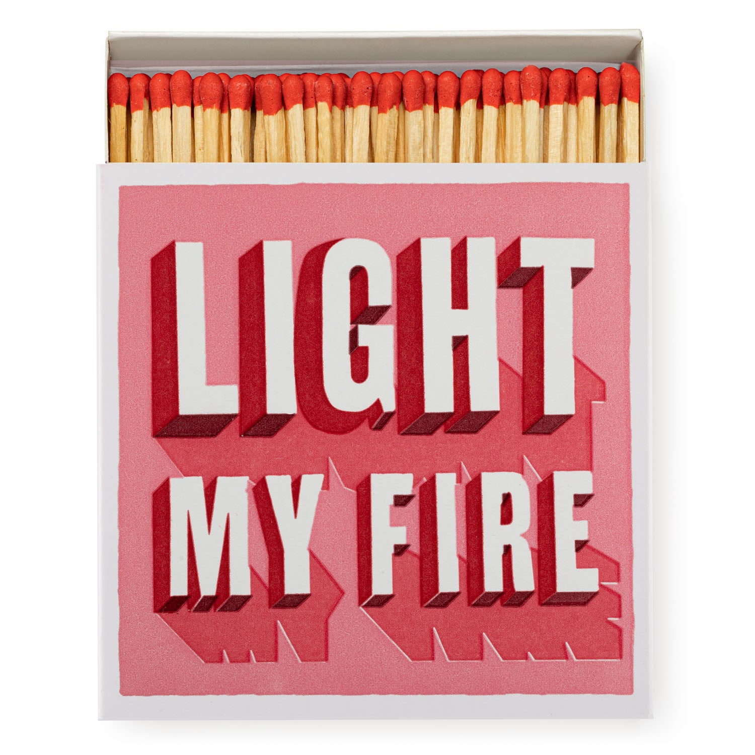Archivist Gallery Square Matchbox - LIGHT MY FIRE