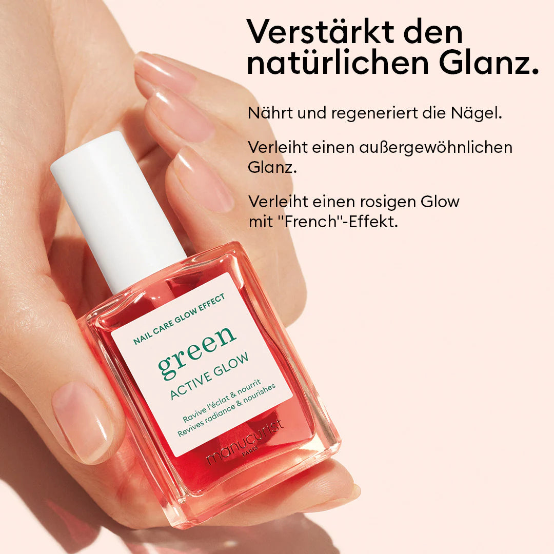 Manucurist Active Glow RASPBERRY // Pflegelack – Philokalist GmbH