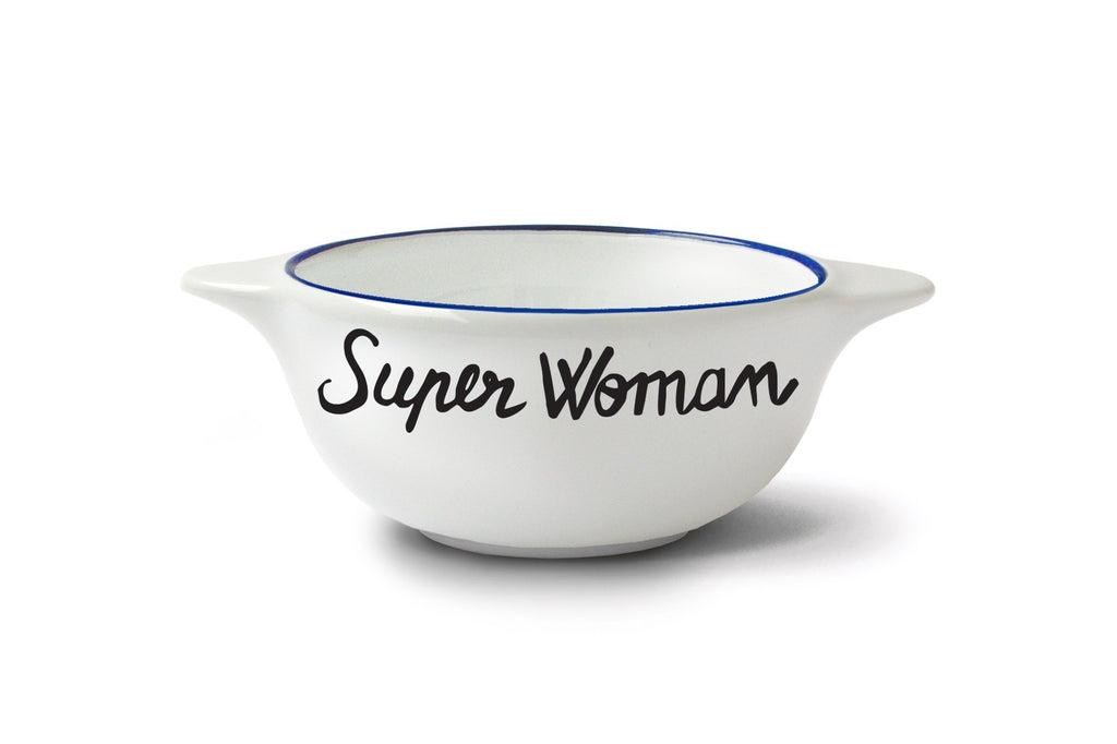 Pied de Poule Breakfast Bowl / SUPER WOMAN