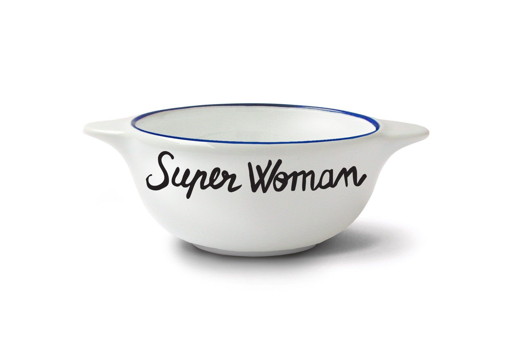 Pied de Poule Breakfast Bowl / SUPER WOMAN