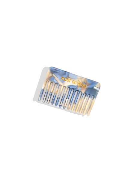 Solar Eclipse Pocket Size Wide Tooth Hair Comb
