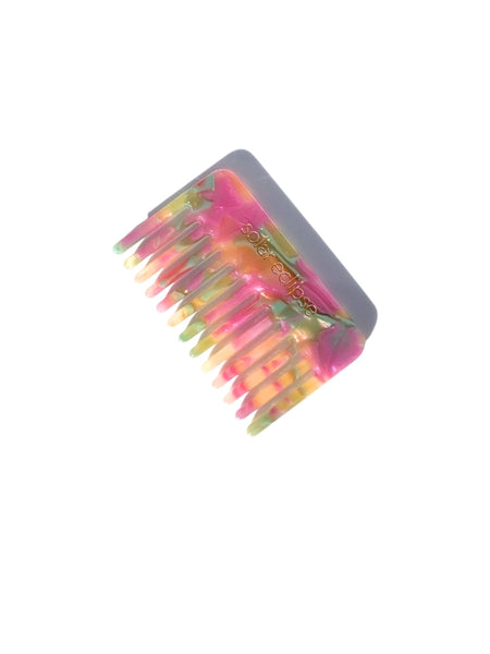 Solar Eclipse Pocket Size Wide Tooth Hair Comb