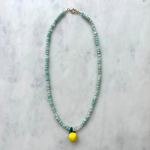 you are loved - Lemon & Lime necklace