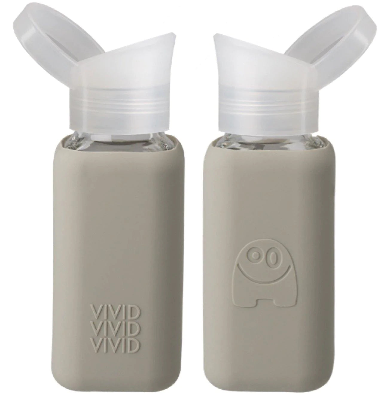 beVIVID Water Bottle Monster LONDON / Glas-Trinkflasche 250ml