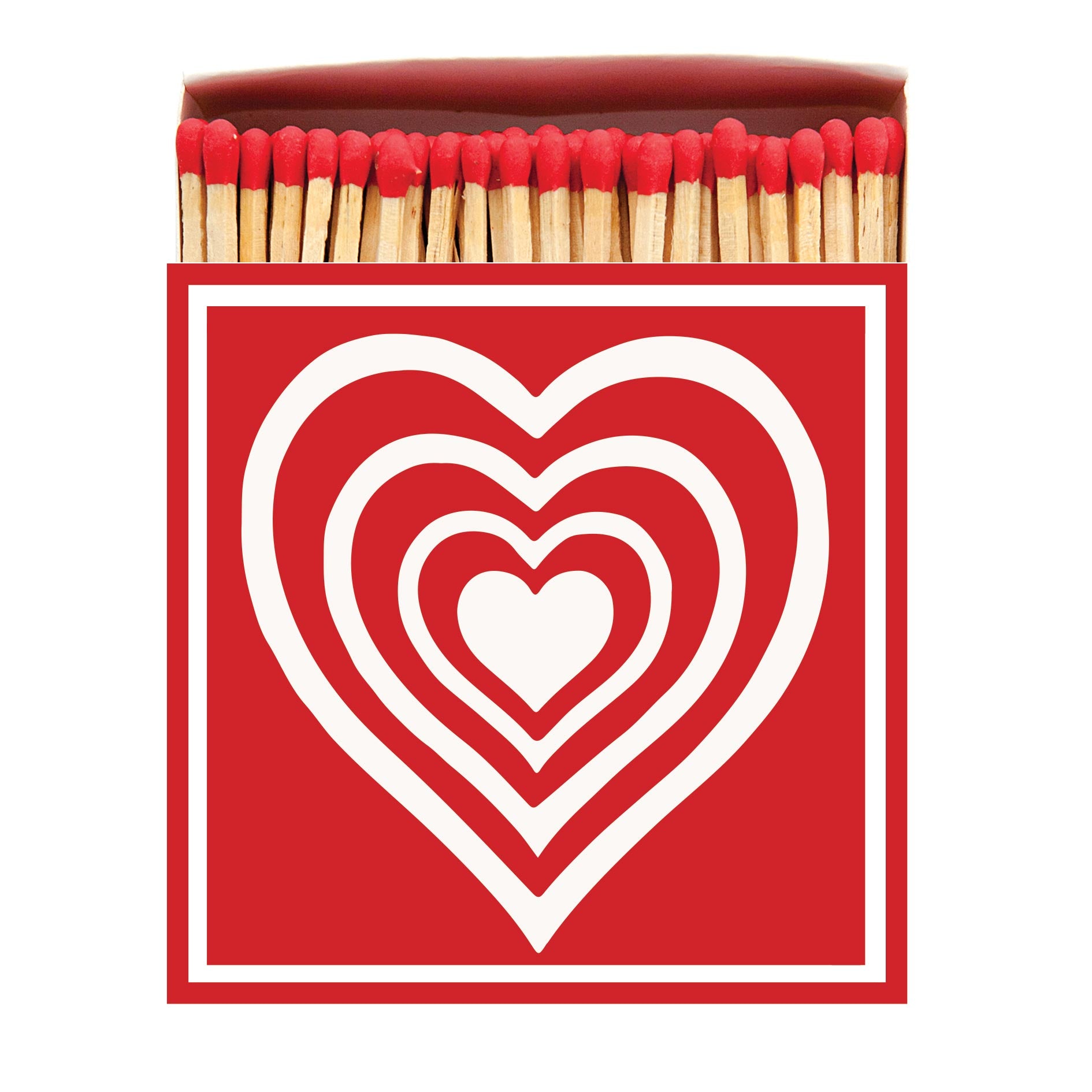 Archivist Gallery Square Matchbox - CONCENTRIC HEART/ konzentrische Herzen