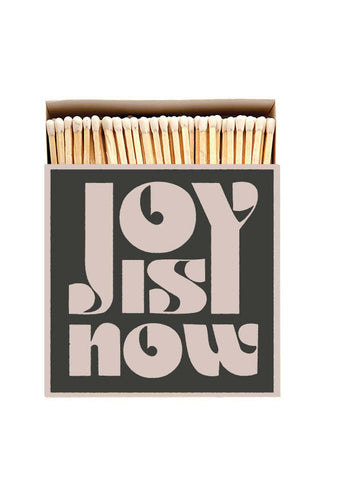 Archivist Gallery Square Matchbox - JOY IS NOW