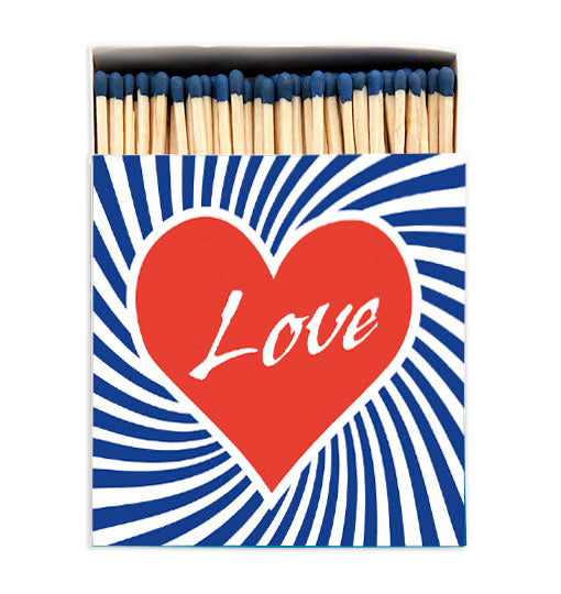 Archivist Gallery Square Matchbox - LOVE / Liebe