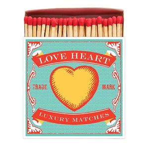 Archivist Gallery Square Matchbox - LOVEHEART