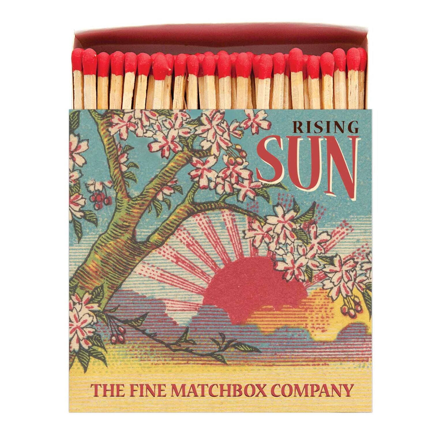 Archivist Gallery Square Matchbox - RISING SUN