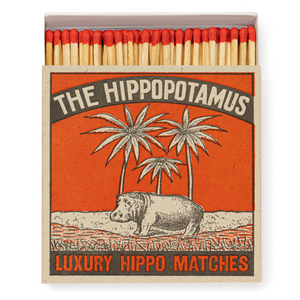 Archivist Gallery Square Matchbox - The Hippopotamus