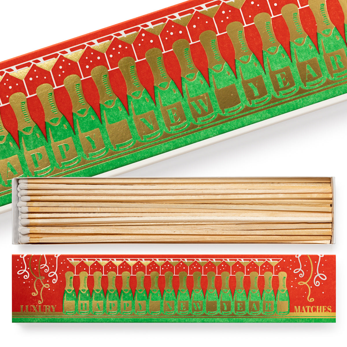 Archivist Gallery Long Matchbox - HAPPY NEW YEAR