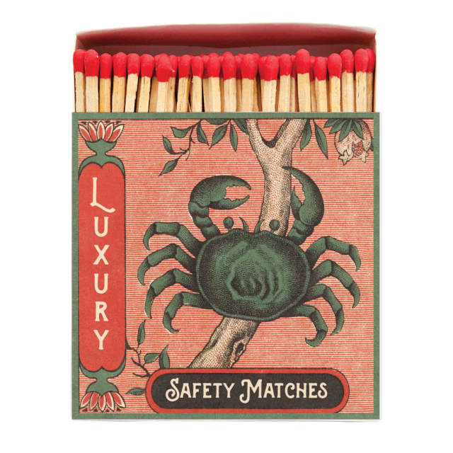 Archivist Gallery Square Matchbox - Crab