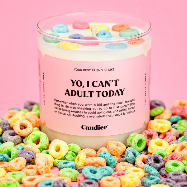 Can't adult today Candle  / Duftkerze
