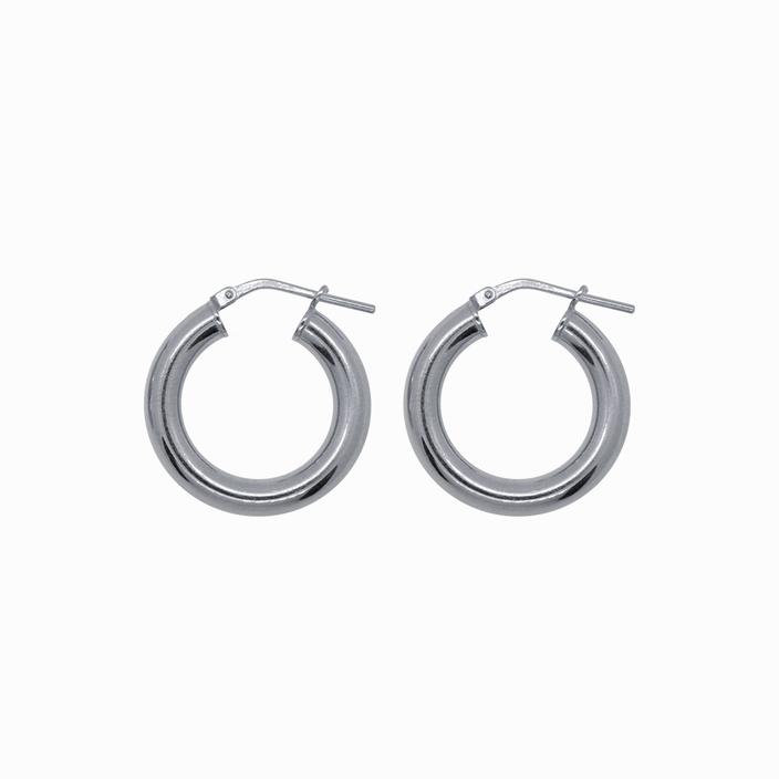 Sister Large Chunky Hoops / Silver
