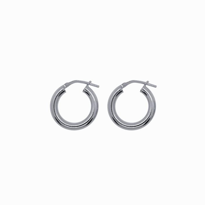 Sister Small Chunky Hoops / Silber