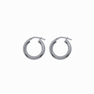 Sister Small Chunky Hoops / Silber