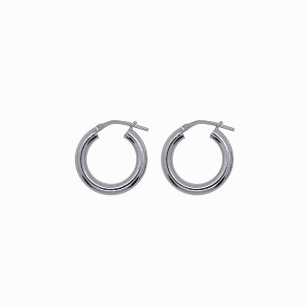 Sister Small Chunky Hoops / Silber