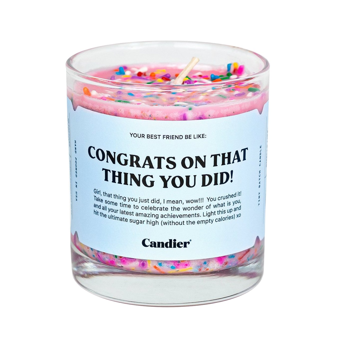 Congrats Candle  / Gratulation Duftkerze