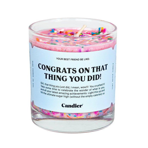 Congrats Candle  / Gratulation Duftkerze