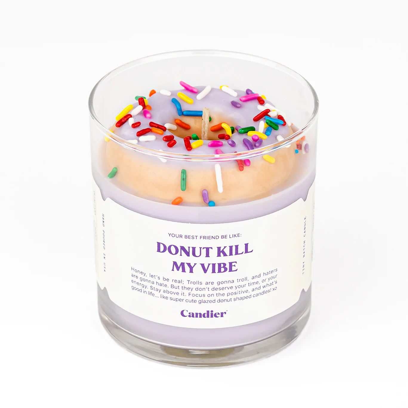 DONUT Kill my Vibe Candle  / Duftkerze